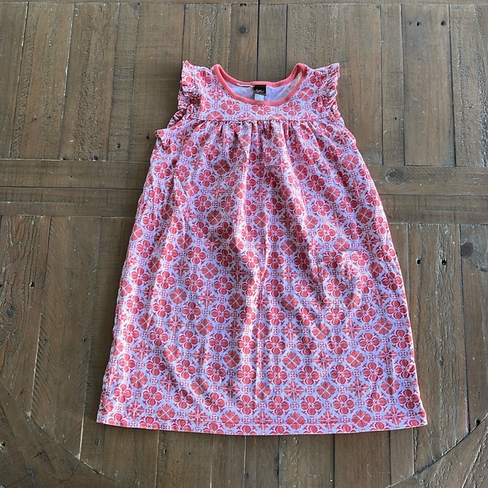 Tea collection medallion sleeveless dress